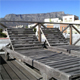 roof deck sun loungers and view